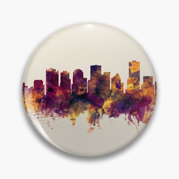 Item preview, Edmonton Canada Skyline designed and sold by ArtPrints.