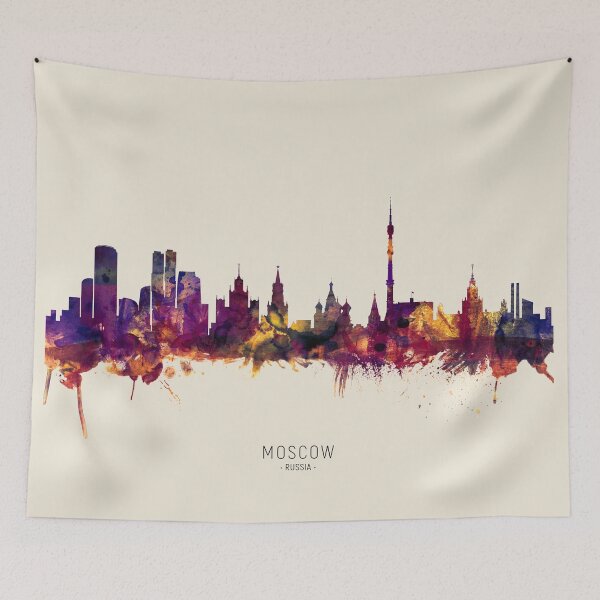 Item preview, Moscow Russia Skyline designed and sold by ArtPrints.