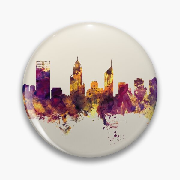 Artikelvorschau, Perth Australia Skyline entworfen und verkauft von ArtPrints.