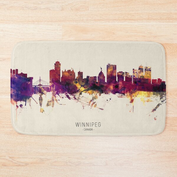 Item preview, Winnipeg Canada Skyline designed and sold by ArtPrints.