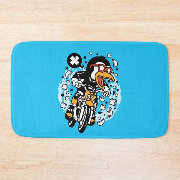 Item preview, Penguin Motocross Rider designed and sold by Nickelparis.