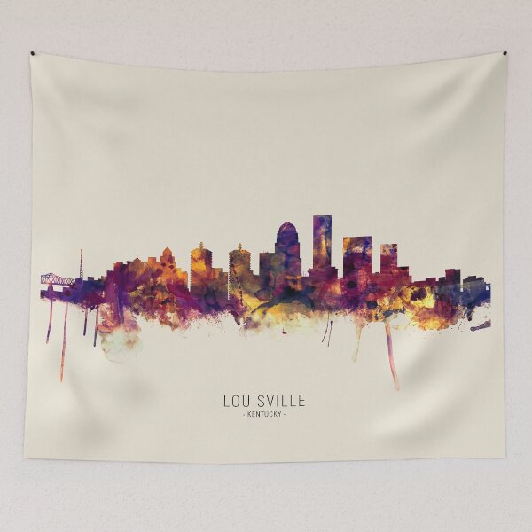 Item preview, Louisville Kentucky Skyline designed and sold by ArtPrints.