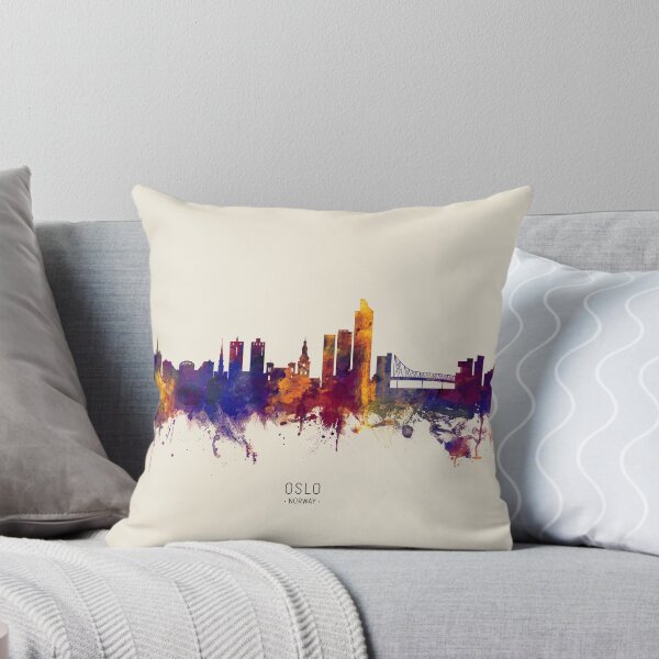 Artikelvorschau, Oslo Norway Skyline entworfen und verkauft von ArtPrints.