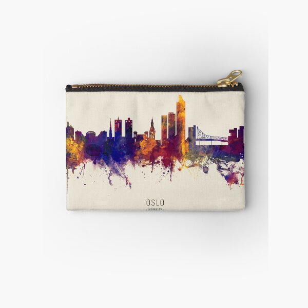 Artikelvorschau, Oslo Norway Skyline entworfen und verkauft von ArtPrints.