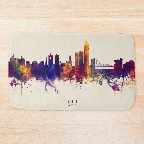 Item preview, Oslo Norway Skyline designed and sold by ArtPrints.