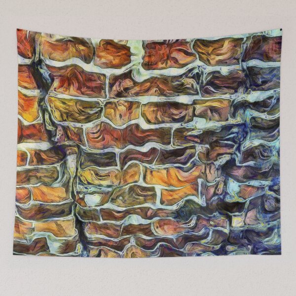 Item preview, Cracked Brick Wall in Hamburg Germany KPA designed and sold by karynpeters.