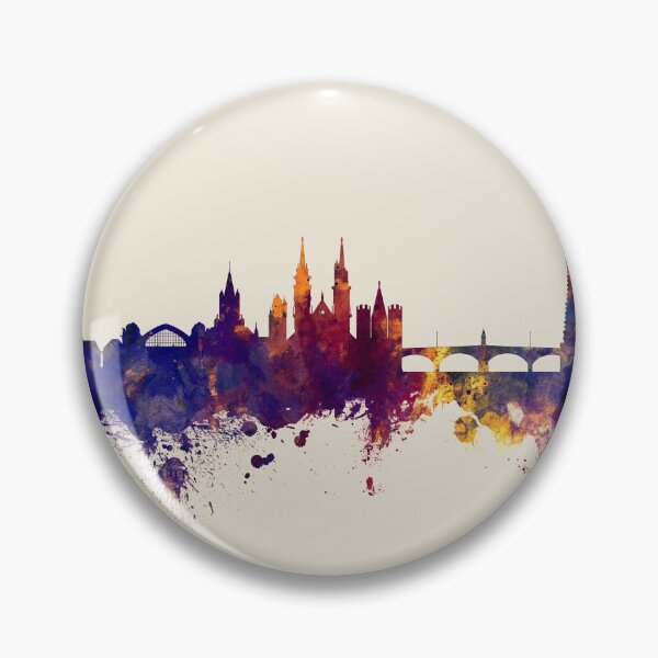 Item preview, Basel Switzerland Skyline designed and sold by ArtPrints.