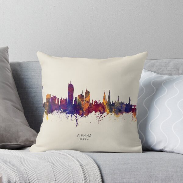 Artikelvorschau, Vienna Austria Skyline entworfen und verkauft von ArtPrints.