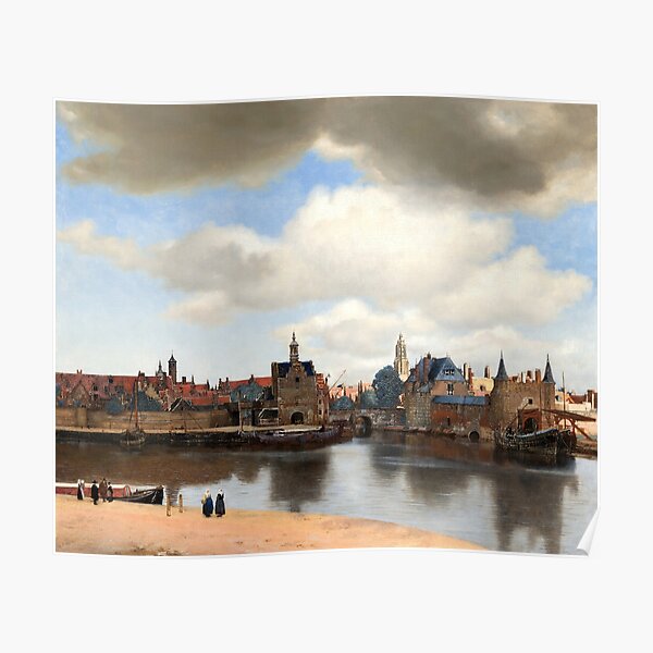View Of Delft, by Johannes Vermeer Poster