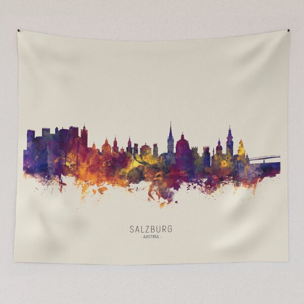 Item preview, Salzburg Austria Skyline designed and sold by ArtPrints.