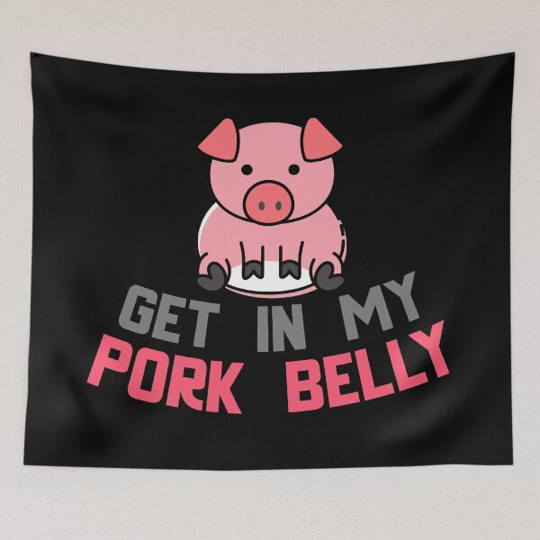 Item preview, Get In My Pork Belly BBQ designed and sold by AndApArt.