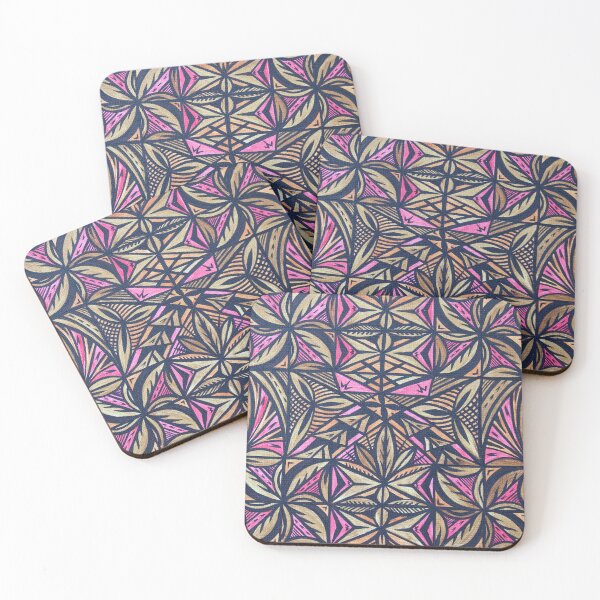 Item preview, pink patterns  designed and sold by ARTSHACKPRINTS.