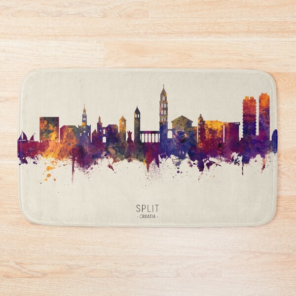 Item preview, Split Croatia Skyline designed and sold by ArtPrints.