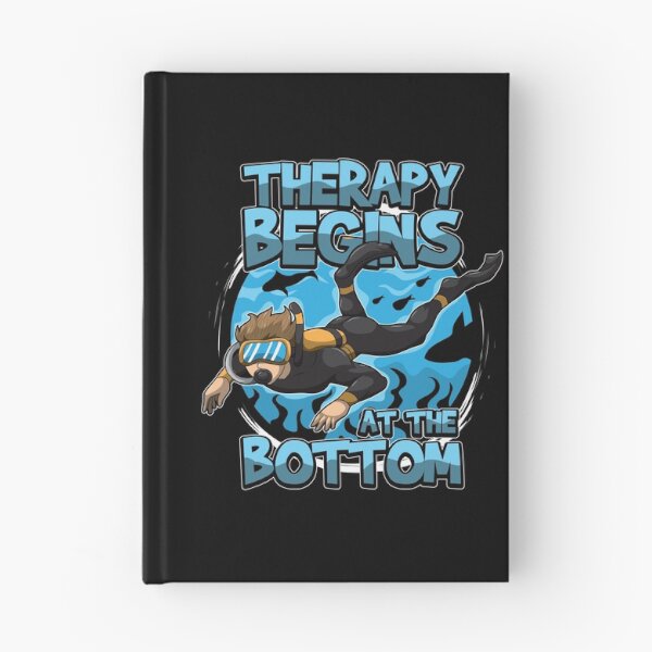 Item preview, Therapy Begins At The Bottom - Diving Diver designed and sold by anziehend.