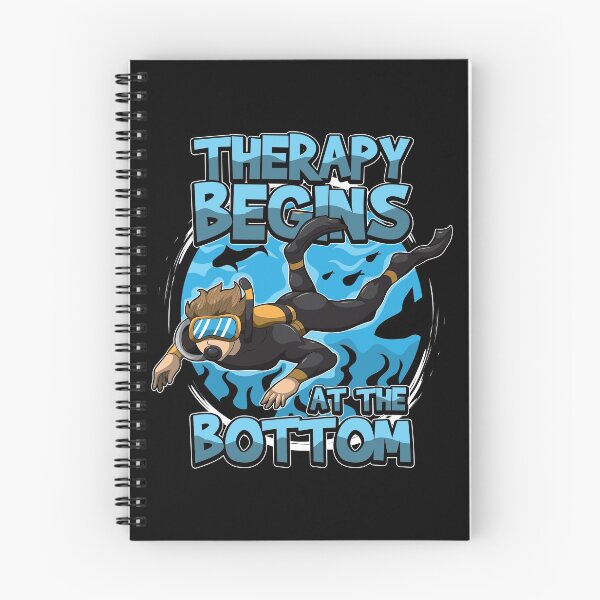 Item preview, Therapy Begins At The Bottom - Diving Diver designed and sold by anziehend.