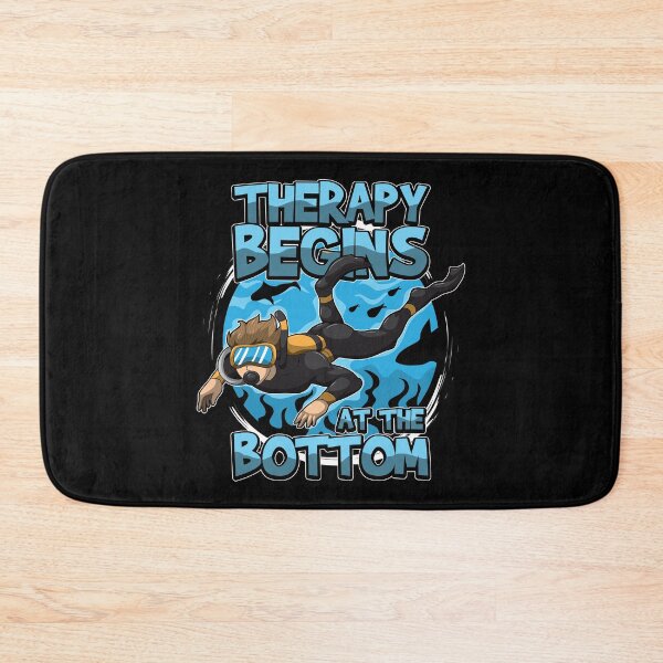 Item preview, Therapy Begins At The Bottom - Diving Diver designed and sold by anziehend.