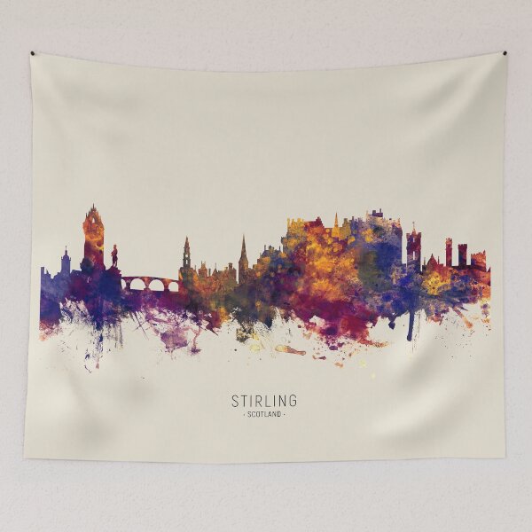 Item preview, Stirling Scotland Skyline designed and sold by ArtPrints.