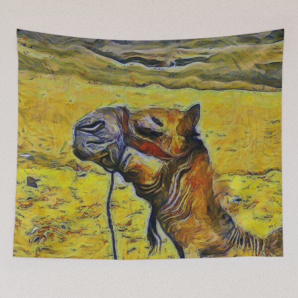 Item preview, Camel on the Saharan Sands Giza Egypt KPA designed and sold by karynpeters.