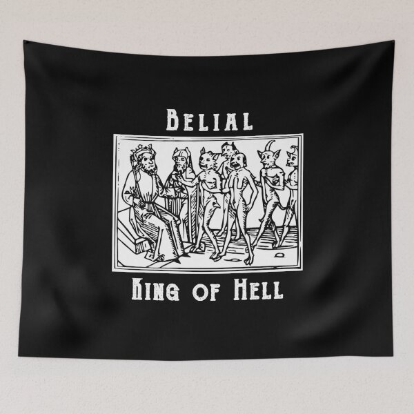 Item preview, Demon Belial King of Hell Woodcut Demonology Grimoire  designed and sold by h44k0n.