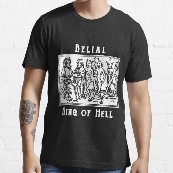 "Demon Belial King of Hell Woodcut Demonology Grimoire " Tshirt for