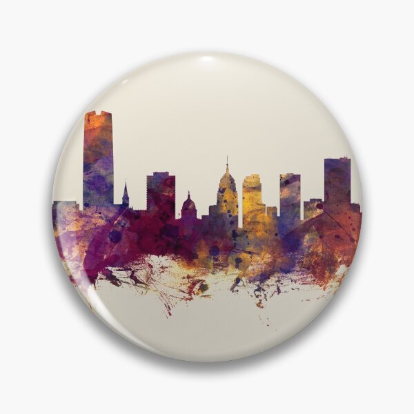 Item preview, Oklahoma City Skyline designed and sold by ArtPrints.