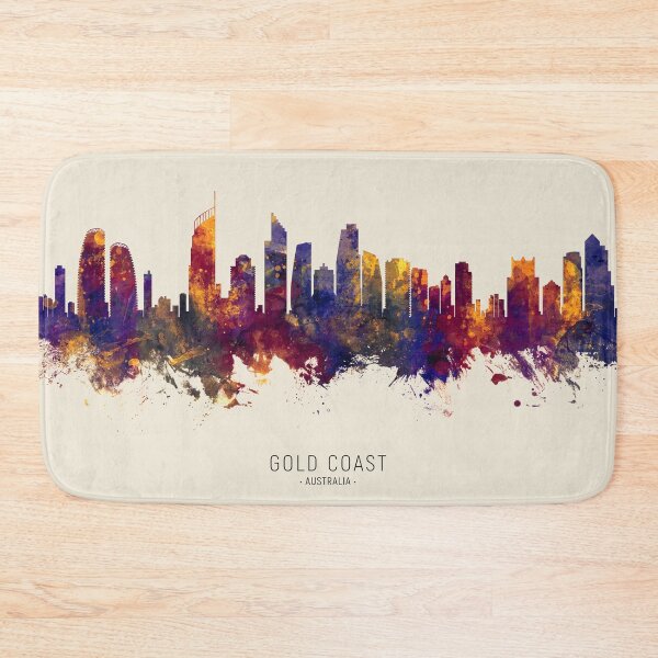 Item preview, Gold Coast Australia Skyline designed and sold by ArtPrints.