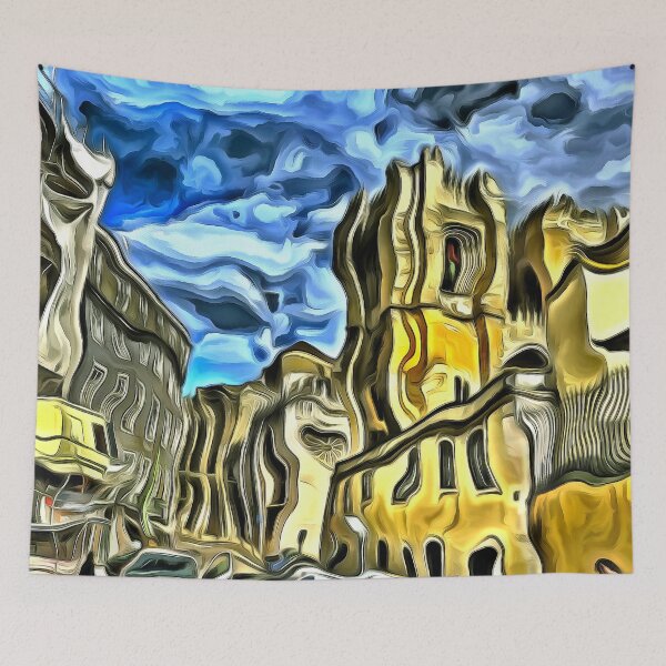 Item preview, Cathedral and Clouds Lisbon Portugal KPA designed and sold by karynpeters.