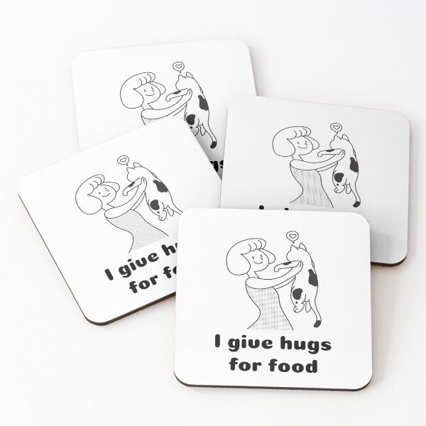 Item preview, I give hugs for food designed and sold by mademan3.