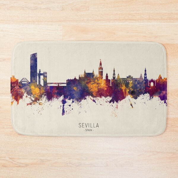 Item preview, Sevilla Spain Skyline designed and sold by ArtPrints.