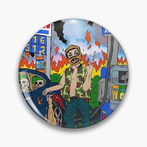 Item preview, Burning Gas station designed and sold by KushMink.