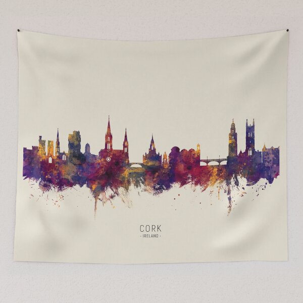 Item preview, Cork Ireland Skyline designed and sold by ArtPrints.