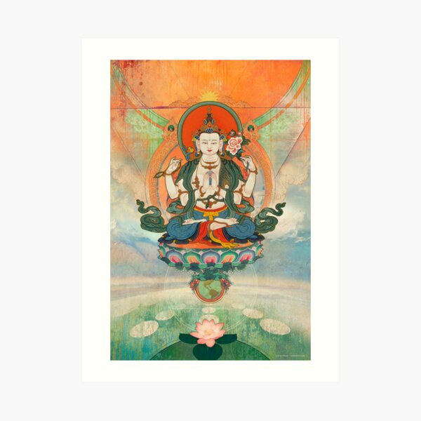 Buddha Meditation Art Print