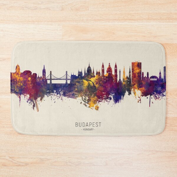 Item preview, Budapest Hungary Skyline designed and sold by ArtPrints.