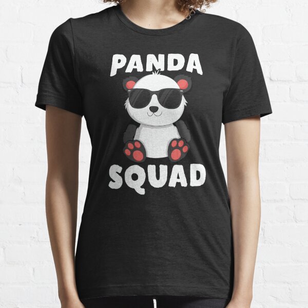 Panda Squad T Shirts Redbubble - team panda fan group roblox