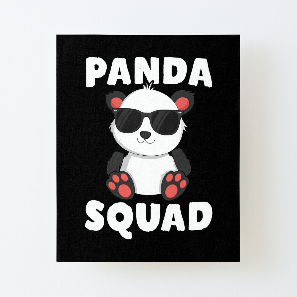 Panda Squad T Shirt Kids Bear Animal Friend Kawaii Gift Art Board Print By 14thfloor Redbubble - panda roblox gifts merchandise redbubble