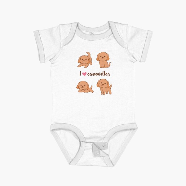 Item preview, Cavoodle puppies - Purple Pattern designed and sold by noryushi.