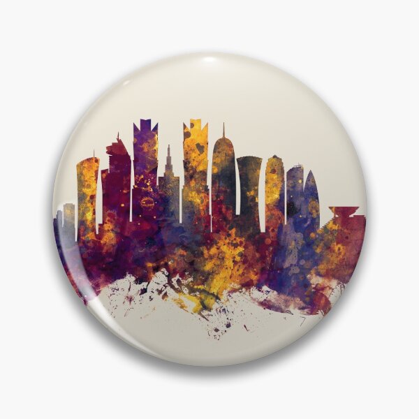 Item preview, Doha Qatar Skyline designed and sold by ArtPrints.