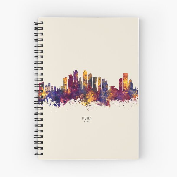 Item preview, Doha Qatar Skyline designed and sold by ArtPrints.