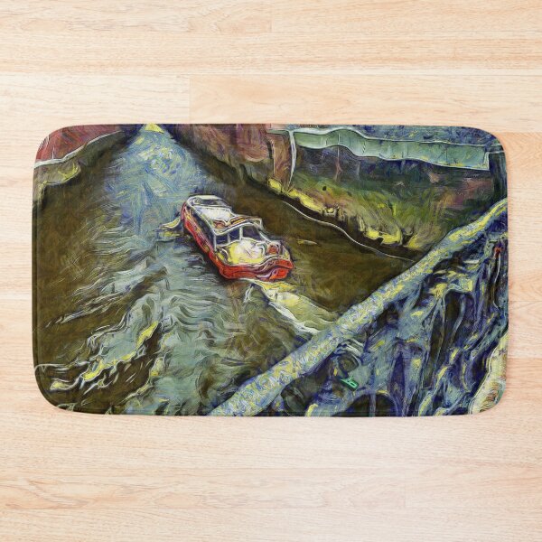 Item preview, Canal Near Harbor in Hamburg Germany KPA designed and sold by karynpeters.