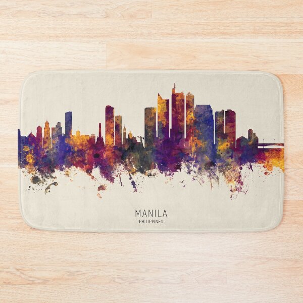 Item preview, Manila Philippines Skyline designed and sold by ArtPrints.