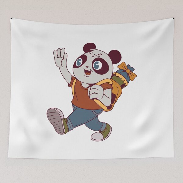 Item preview, Schoolchild panda designed and sold by DerSenat.