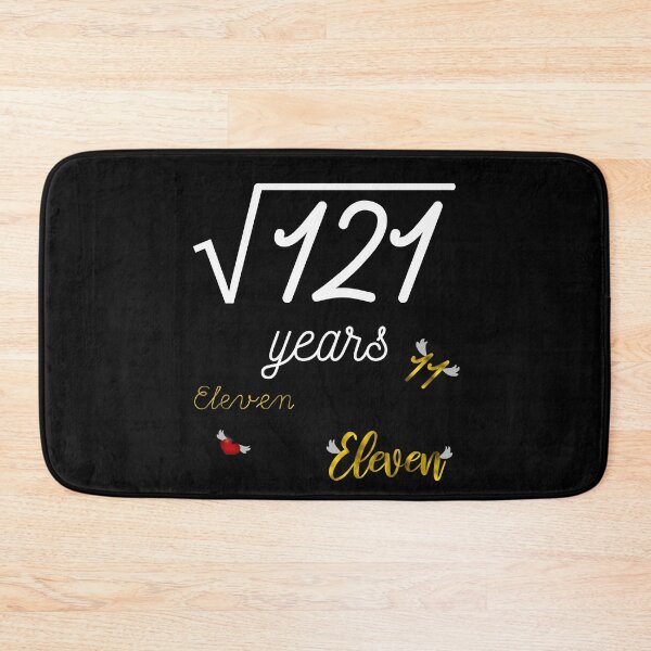 Item preview, Square Root of 121- Eleven - Funny 11 Year Old Vintage 2009 11th Birthday Gift designed and sold by r-silver.