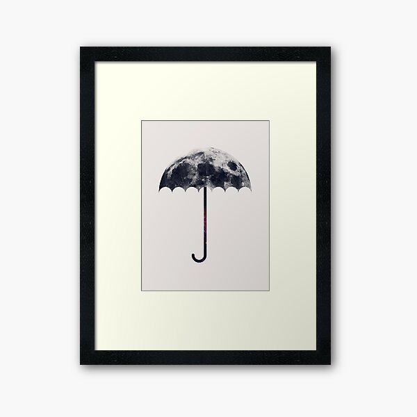 Space Umbrella II Framed Art Print
