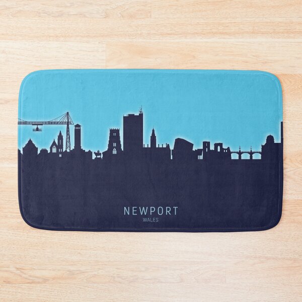 Item preview, Newport Wales Skyline designed and sold by ArtPrints.