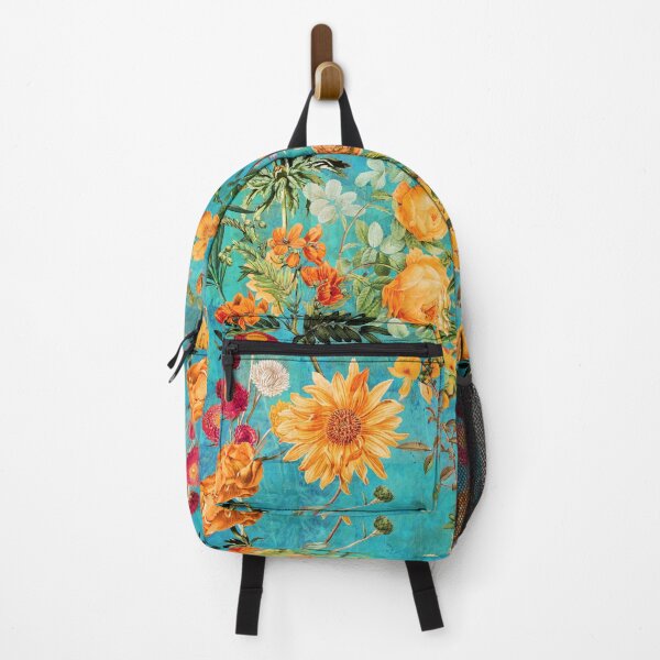 Item preview, Turquoise Vintage Botanical Summer Garden NightGarden  designed and sold by UtArt.