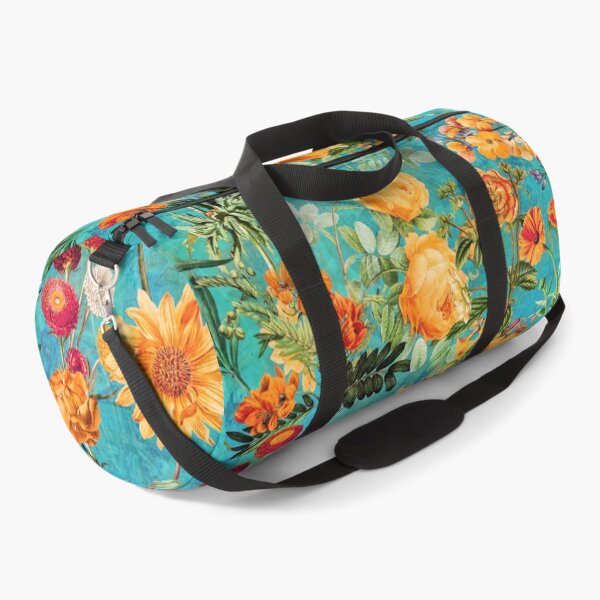 Item preview, Turquoise Vintage Botanical Summer Garden NightGarden  designed and sold by UtArt.