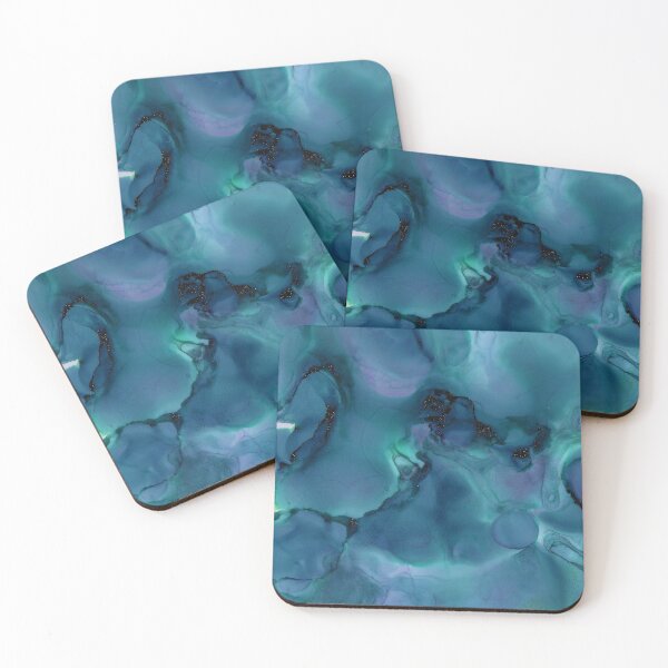 Artikelvorschau, Liquid Ink Liquid Paint Watercolor Sky Skies Ocean Alcohol Ink Splatter  entworfen und verkauft von digitalvintage.
