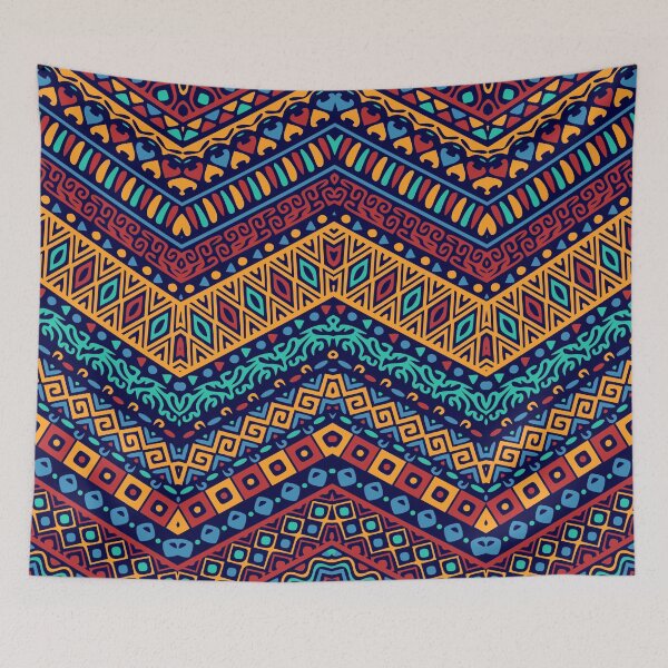 Item preview, Mayan Colorful Ethnic Pattern designed and sold by Vector Scout Lab.