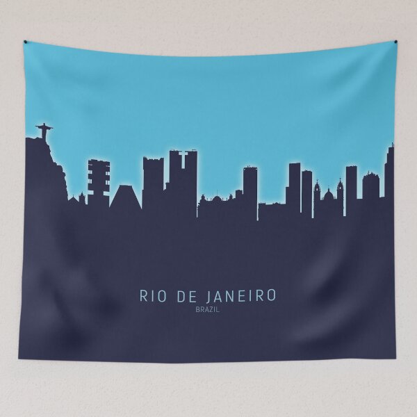 Item preview, Rio de Janeiro Brazil Skyline designed and sold by ArtPrints.
