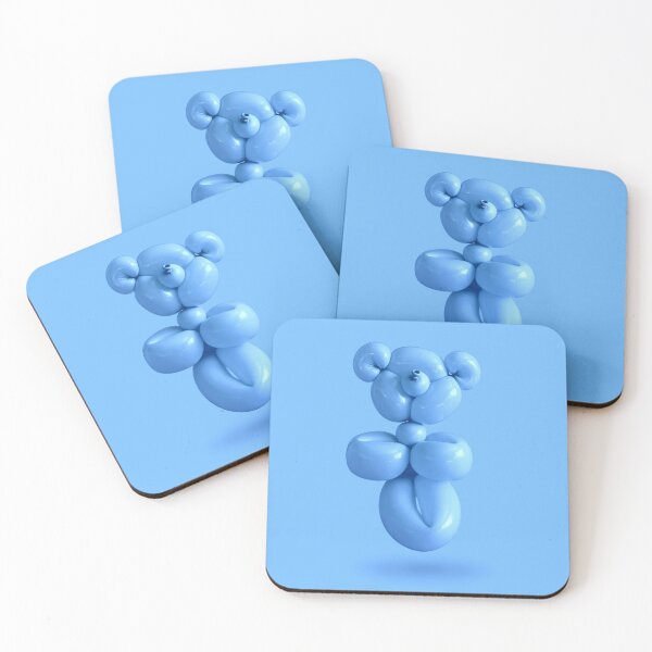 Item preview, Teddy bear balloon in blue designed and sold by Retro Futurist.
